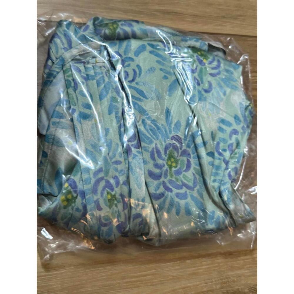 NWT! Rebecca Taylor Astera Fleur Pleated Puff-Sleeve Blouse Size XS - Picture 3 of 4